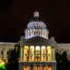Photo of California Capitol at night