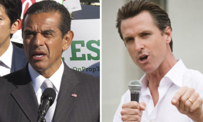 Antonio Villaraigosa and Gavin Newsome