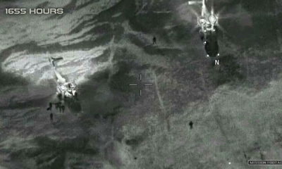 Image from video released by the Department of Defense