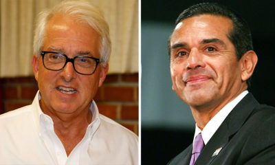 Republican John Cos and Democrat Antonio Villaraigosa images side by side