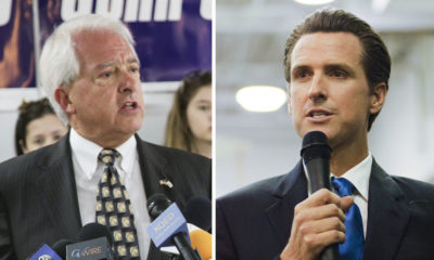 John Cox, left, and Gavin Newsom, finalists for 2018 California gubernatorial race