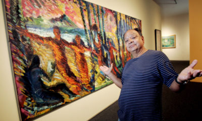AP Photo of comedian/art collector Cheech Marin