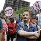 AP Photo of people protesting the Janus decision{