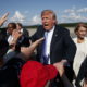 Picture of President Trump arriving at Greenbrier Valley Airport