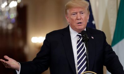 Photo of President Donald Trump speaking during a news conference