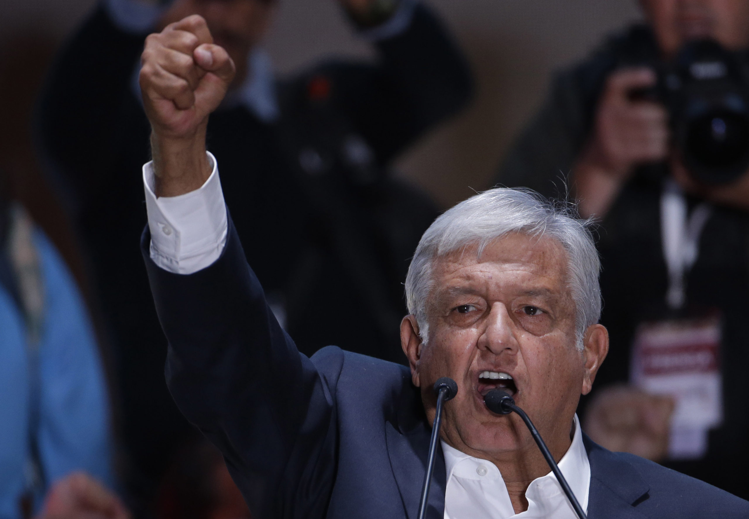 Picture of Mexico President-Elect Andres Manuel Lopez Obrador