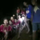 Photo of Thai soccer boys and their coach in the cave