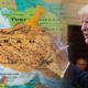Photo of Iran map and Trump