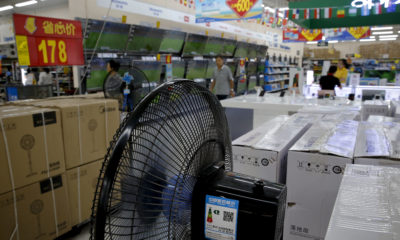 Photo of fan in a Chinese store