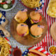 Photo of a July 4 cookout spread