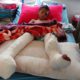 Photo of child in hospital after Yemen airstrike attack