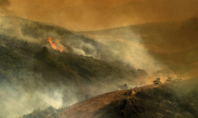 Photo of bulldozers at the River Fire in Northern California