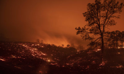 Photo of the Ranch Fire in Clearlake Oaks, Calif.