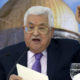 Palestinian Authority President Mahmoud Abbas at headquarters in Ramallah