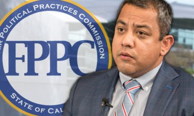 Photo of Miguel Arias with the FPPC logo