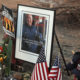 Photo of firefighter memorial