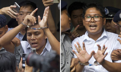 Photo of sentenced Reuters journalists