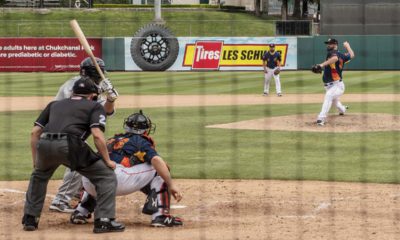 Fresno Grizzlies baseball action at Chukchansi Park