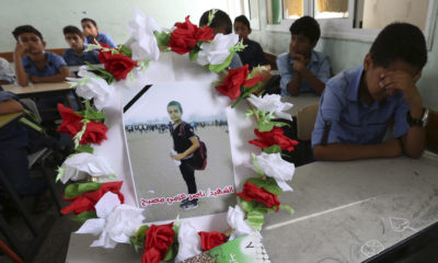 Photo of 11-year-old boy killed in Gaza