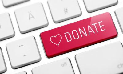 Photo of a donate button