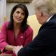 Photo of Nikki Haley and President Donald Trump