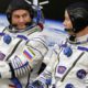 Photo of U.S. astronaut Nick Hague, right and Russian cosmonaut Alexey Ovchinin