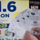 Photo of customer holding Mega Millions lottery tickets in Oklahoma City
