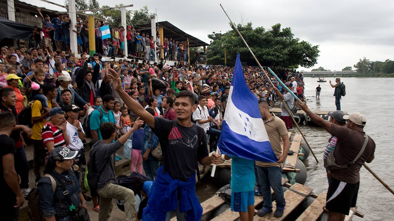 Photo of Honduran migrants