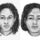 Police sketch of sisters Rotana, left and Tala Farea