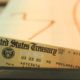 Photo of trays of printed social security checks