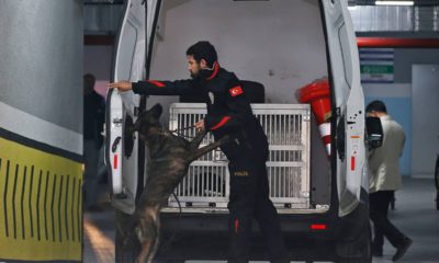 Photo of Turkish police crime scene investigators