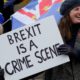 Photo of campaigners demonstrating in London, UK