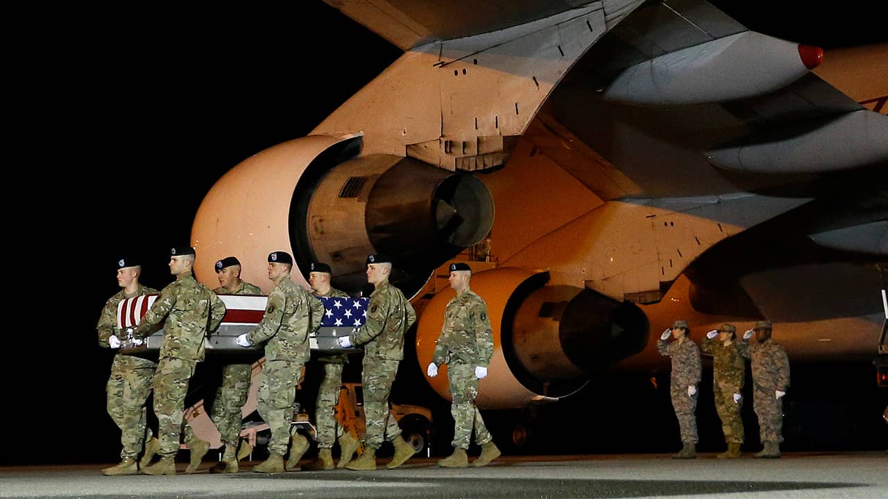 Photo of U.S. Army carry team