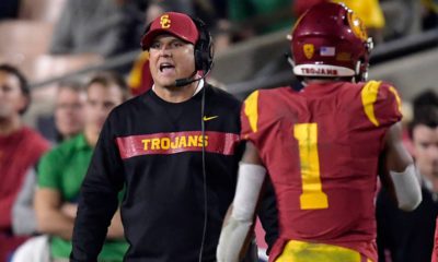 Photo of USC coach Clay Helton