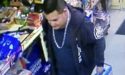 Photo of suspect in slaying of a Newman, California, police officer