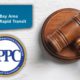 Photo of gavel with BART and FPPC logos