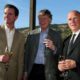 Photo of San Francisco Mayor Gavin Newsom, from left, Gordon Getty and Oakland Mayor Jerry Brown