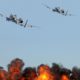 Stock photo of an airstrike