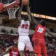 Photo of Fresno State's Nate Grimes going for a dunk