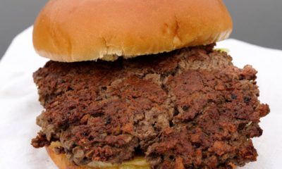 Photo of a plant based burger