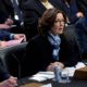 Photo of Gina Haspel accompanied by FBI Director Christopher Wray and Director of National Intelligence Daniel Coats