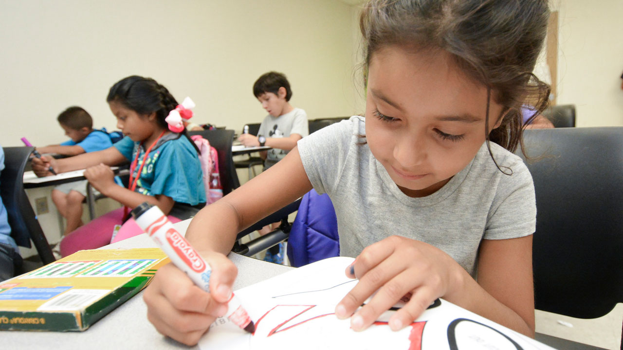 Photo of a young Fresno Unified student