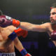Jose Ramirez lands a punch to the face of challenger challenger Jose Zepeda