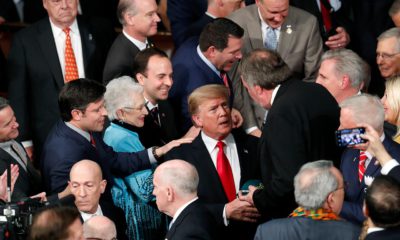 Photo of President Trump arriving for his 2019 State of the Union address