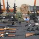 Photo of firearms and ammunition