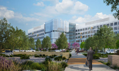 Architect's rendering of new Kaiser Permanente Medical School in Pasadena