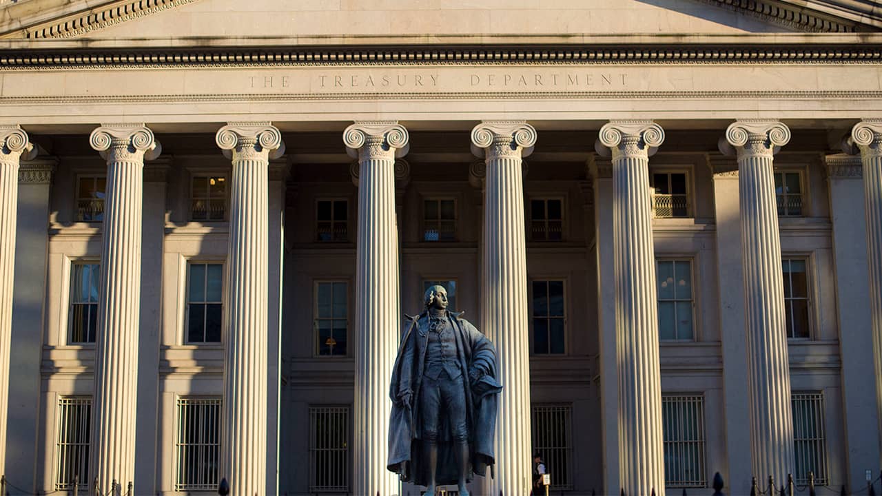 Photo of US Treasury Department