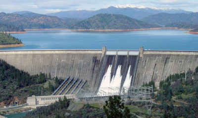 A photo of Shasta Dam in northern California