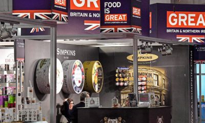 Photo of British candy producers showing products in Germany