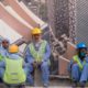 Photo of immigrant workers in Qatar